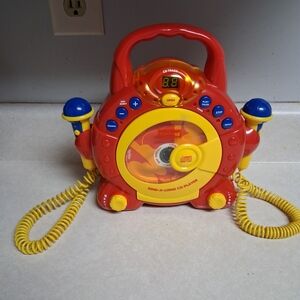 Sing-a-Long Real CD Player Karaoke with 2 Microphones